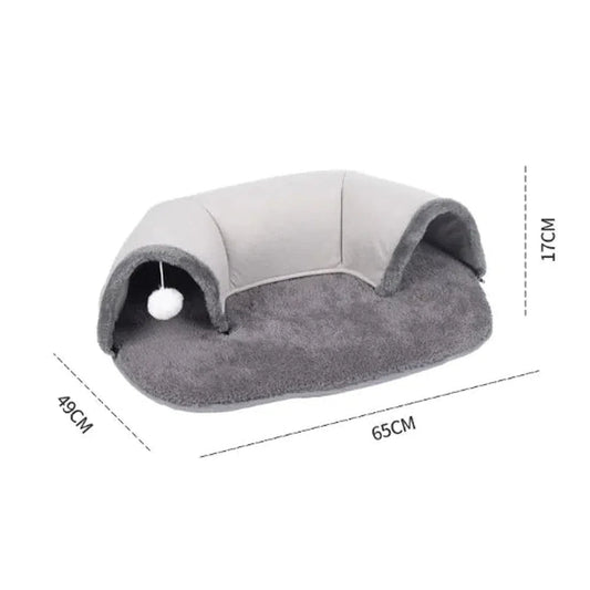 Plush Cat Nest Tunnel - For Our Little One