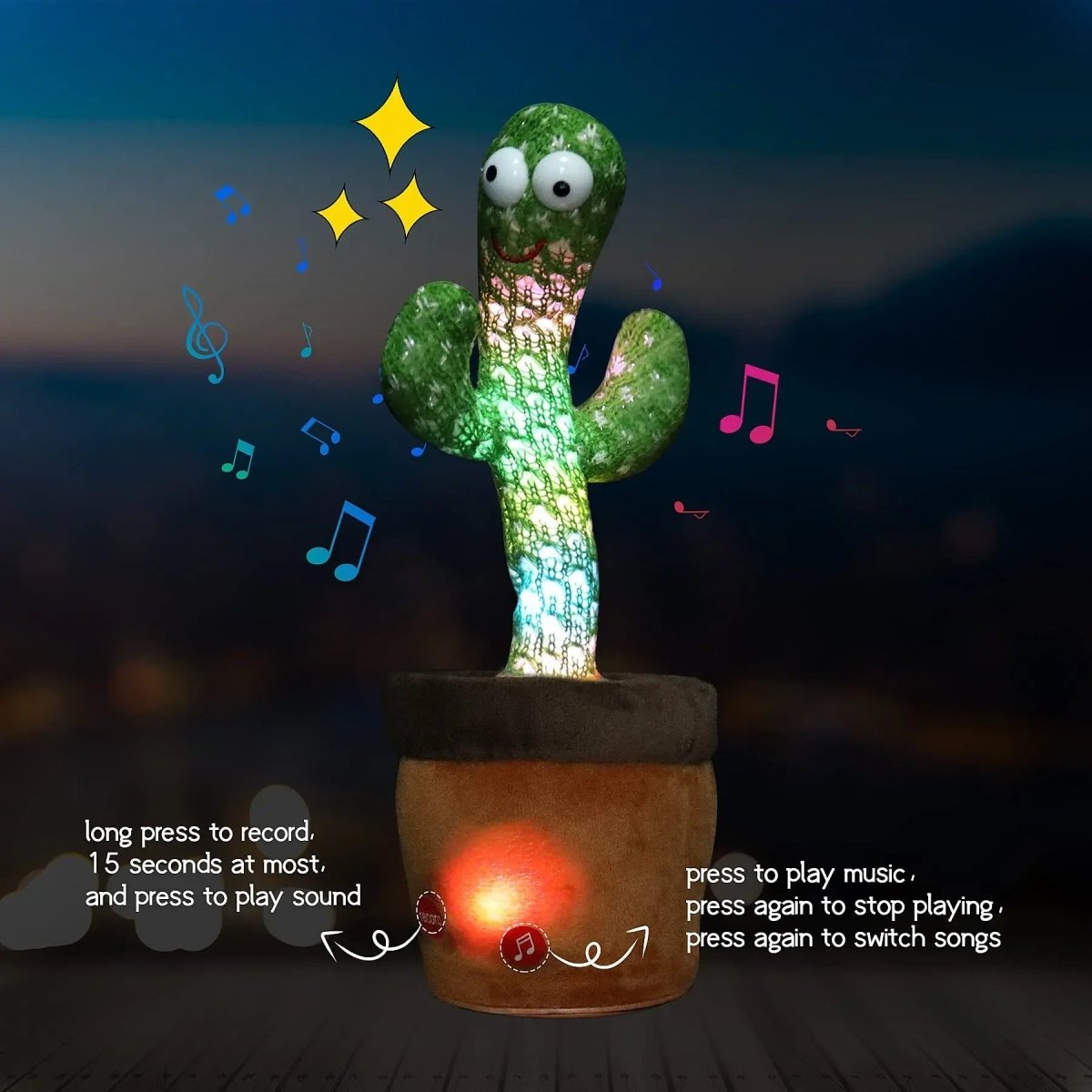 Rhythmic Serenade Dancing Cactus - For Our Little One