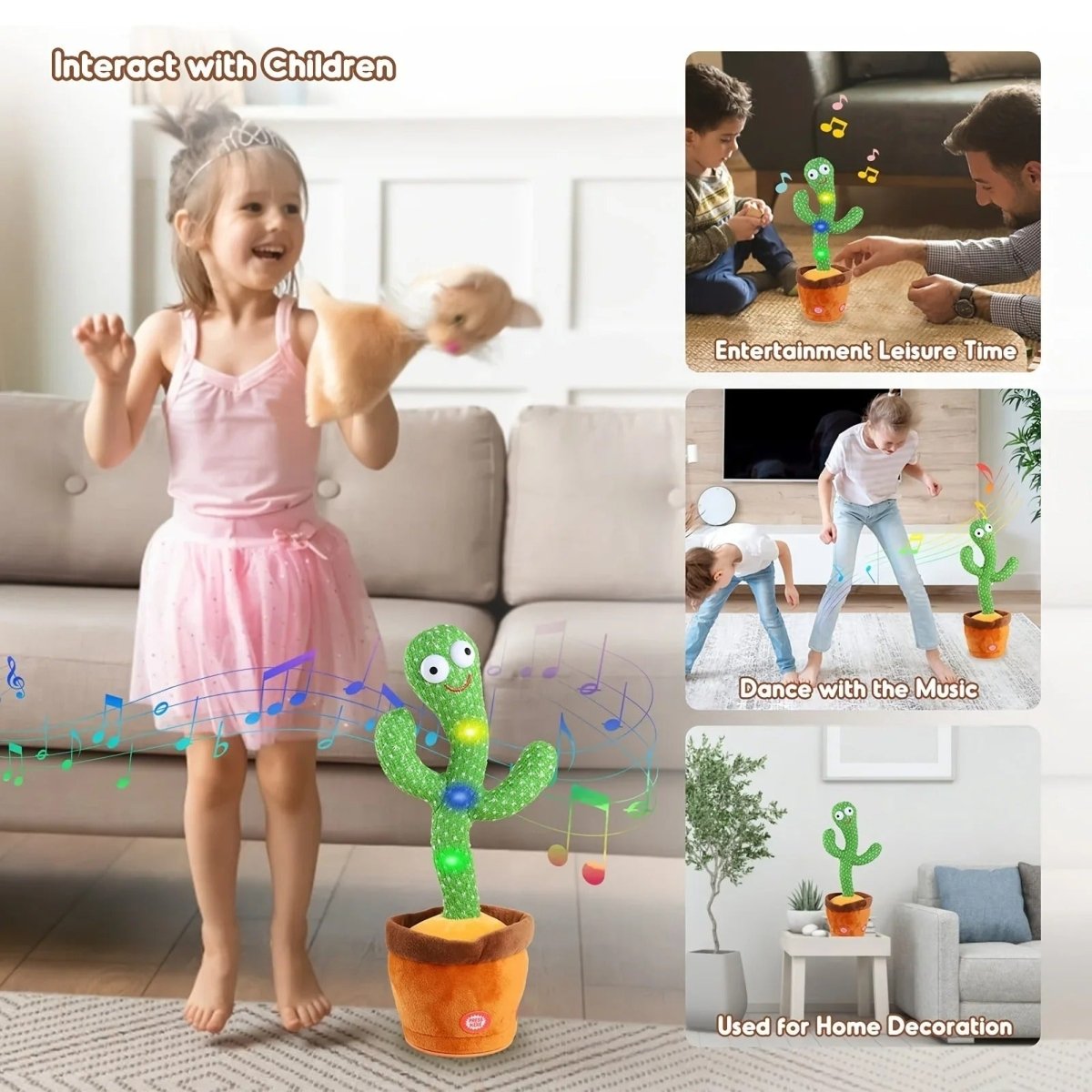 Rhythmic Serenade Dancing Cactus - For Our Little One
